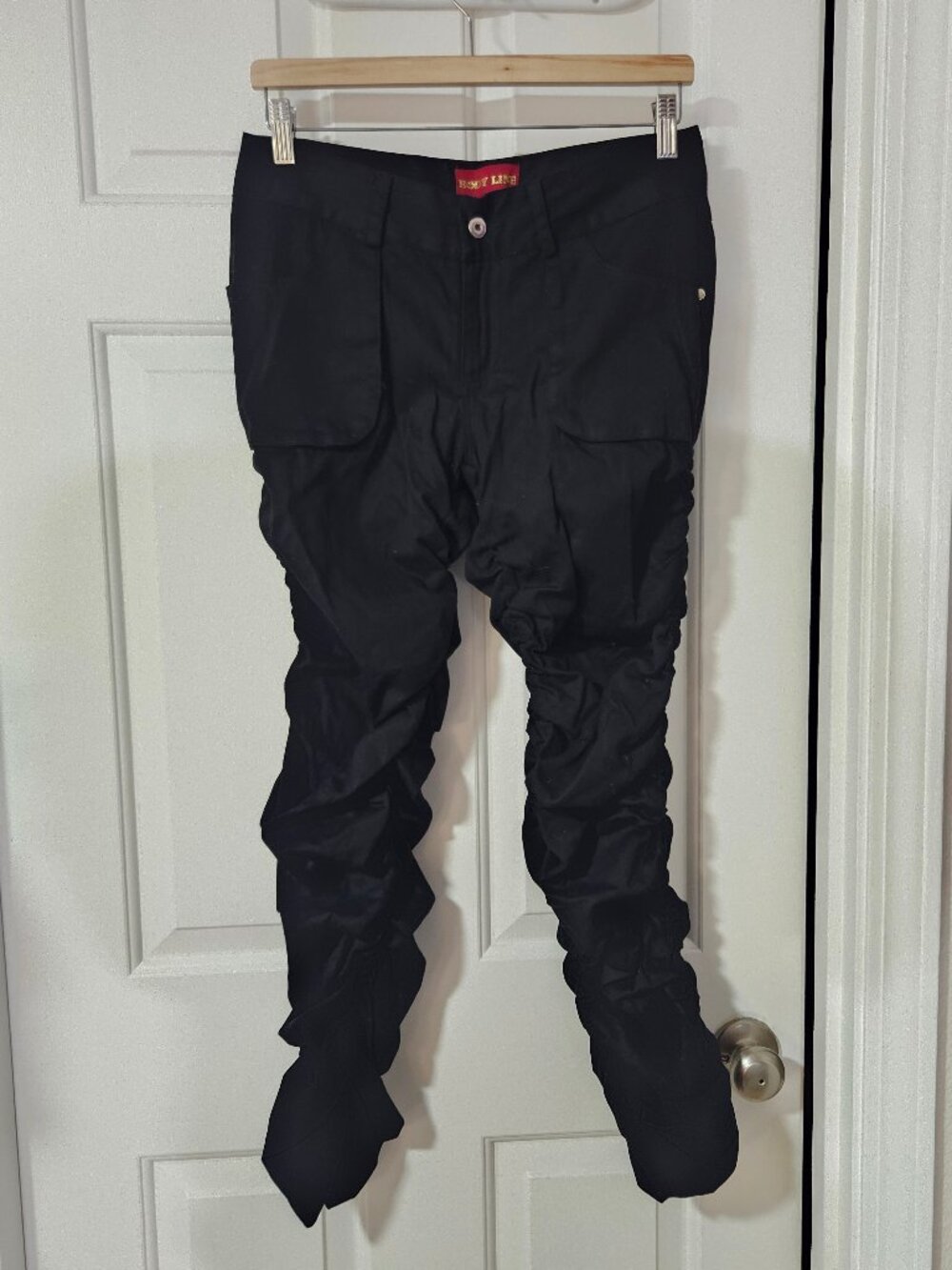 Body Line ruched Goth/Punk low-rise skinny pants Size small/medium